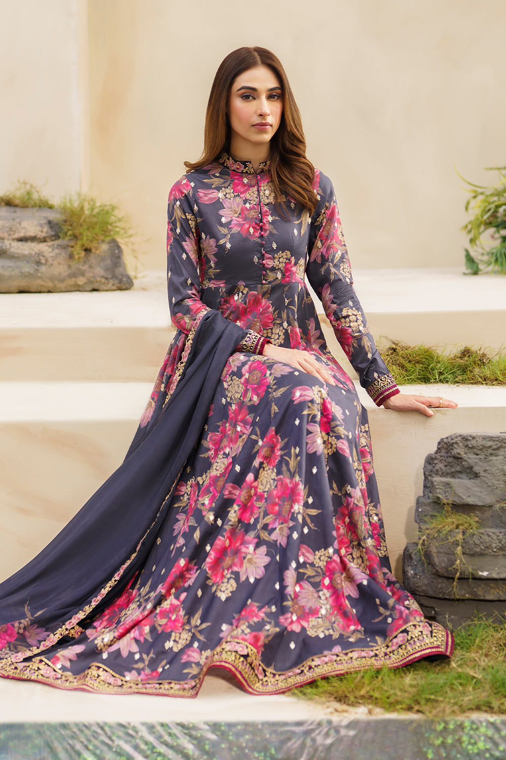 SFL-12 Embroidered Lawn