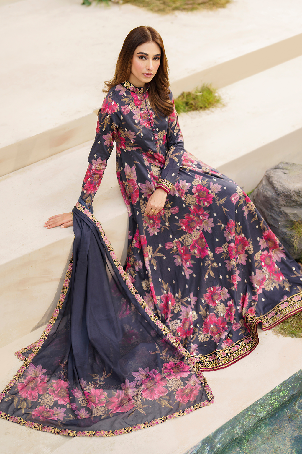 SFL-12 Embroidered Lawn