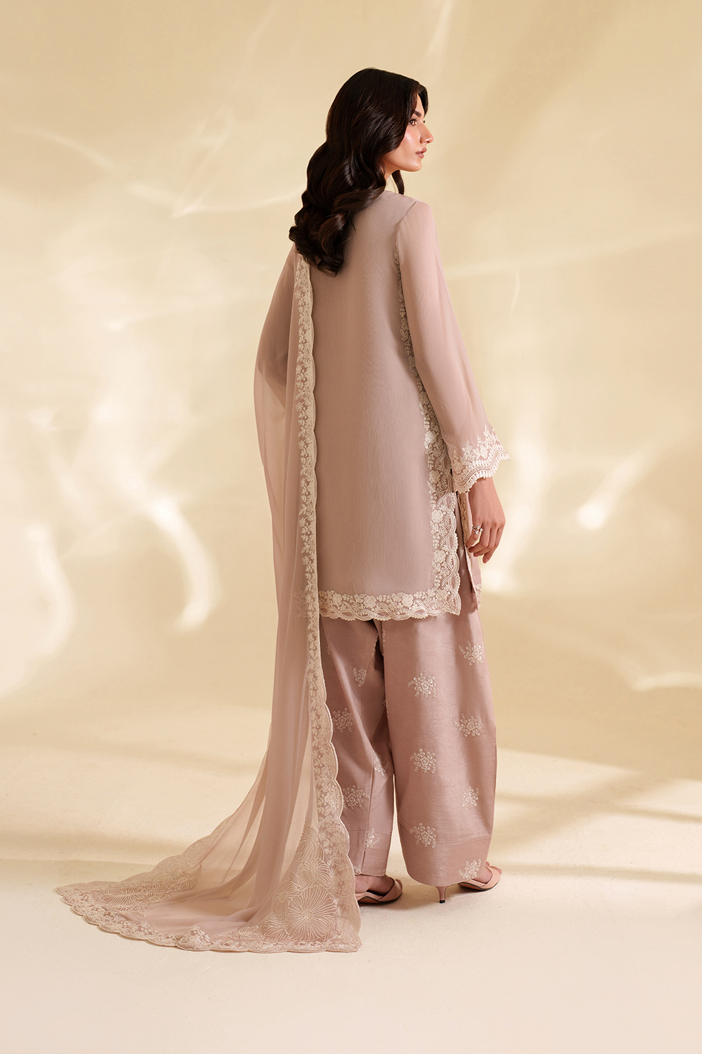 CC-79 Embroidered Chiffon - Iznik