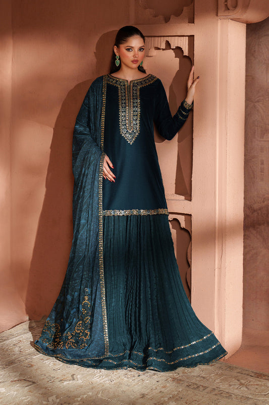 IV-64 Embroidered Velvet