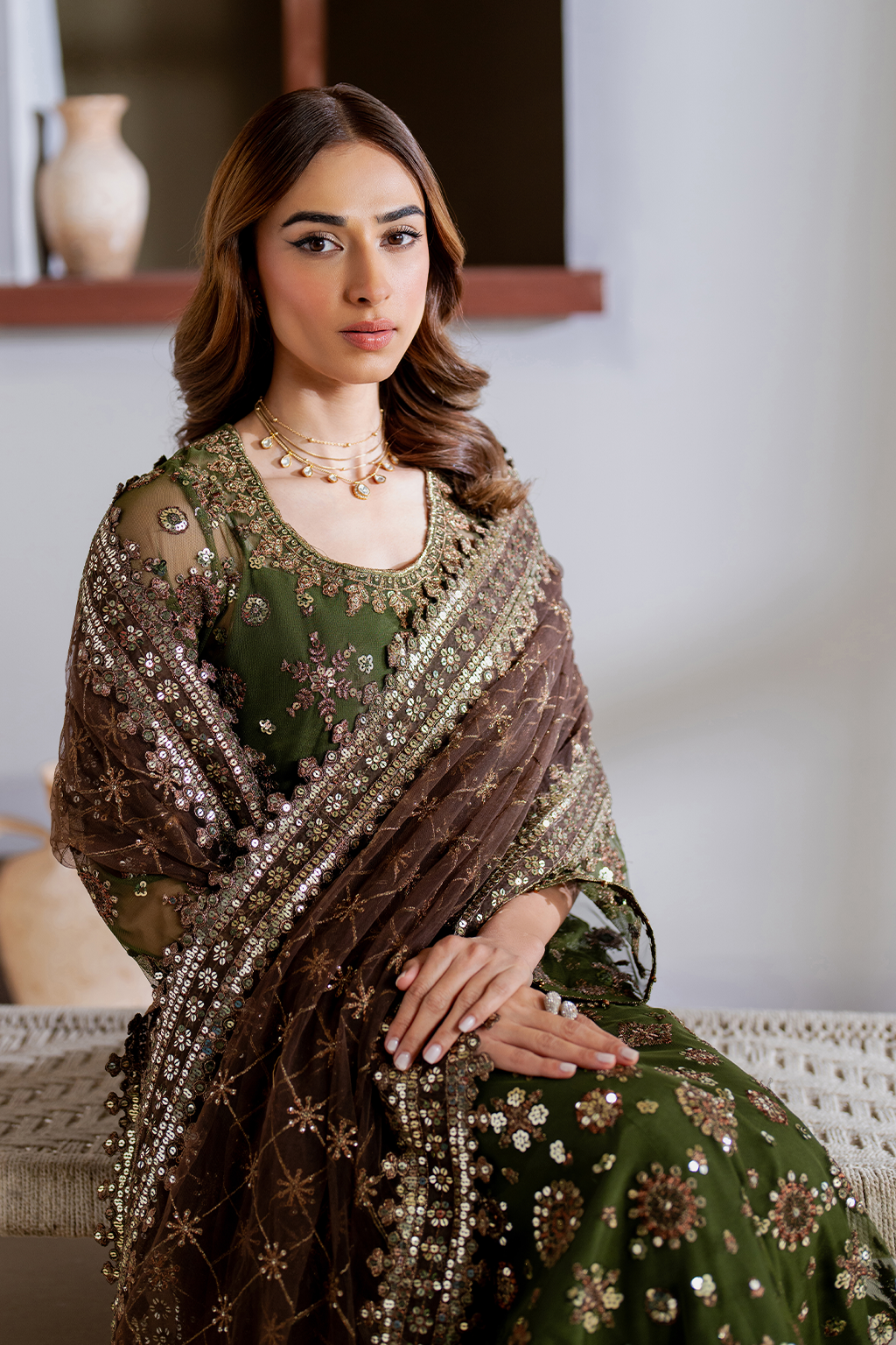 CC-62 Embroidered Net