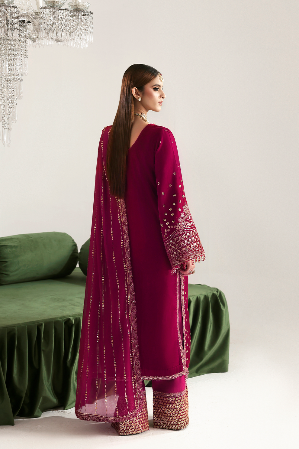 SHAHNAZ Zarposh velvet collection by Emaan Adeel at #VogueClothingStudio