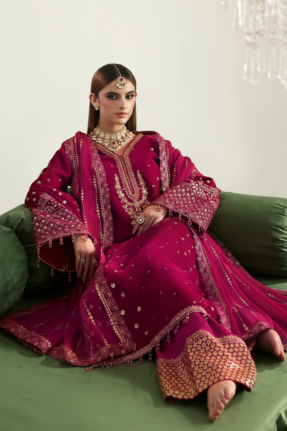 SHAHNAZ Zarposh velvet collection by Emaan Adeel at #VogueClothingStudio