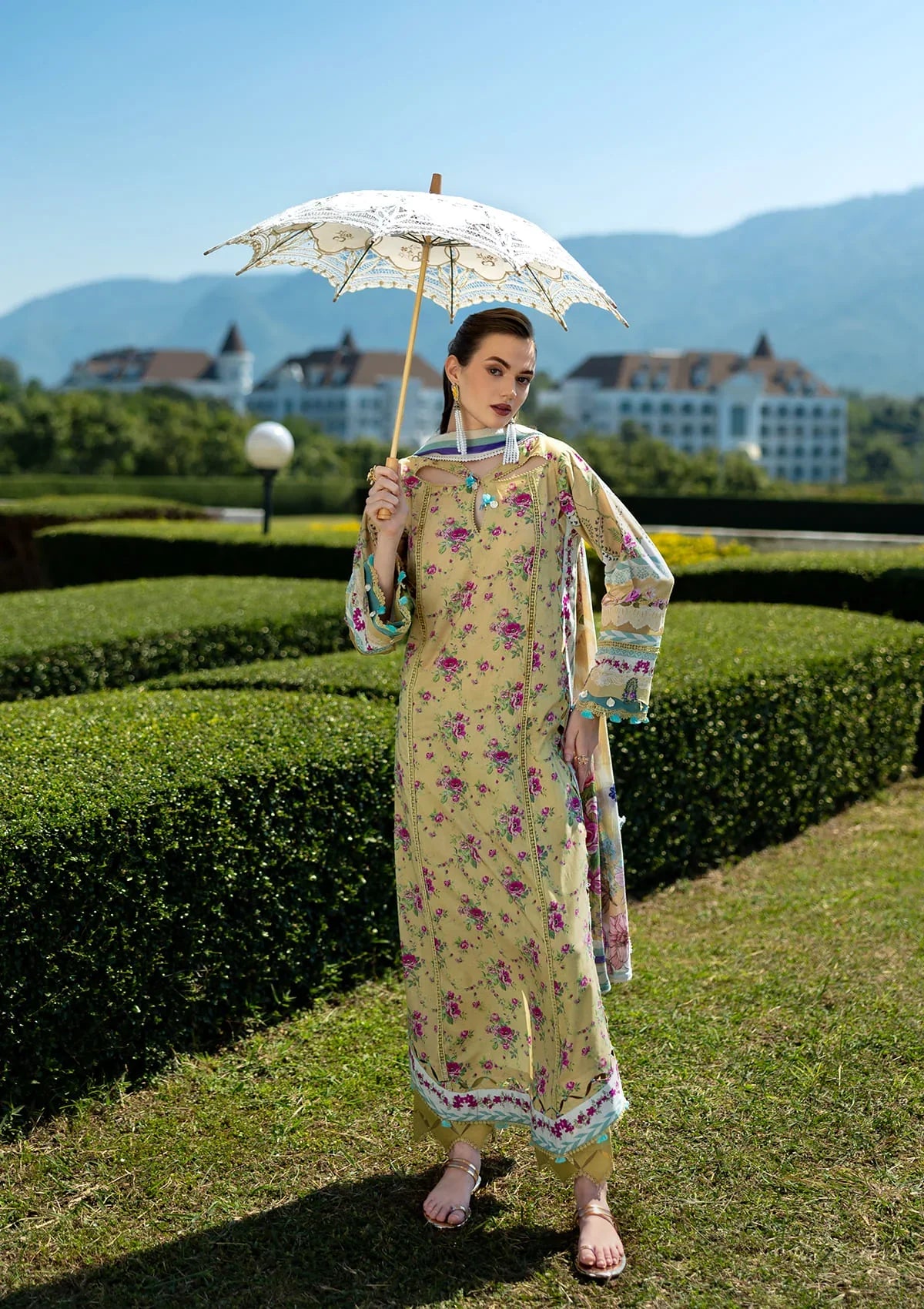 ZEN FLORA wearing this beautiful dress from ELAF PRINTS COLLECTION 2025