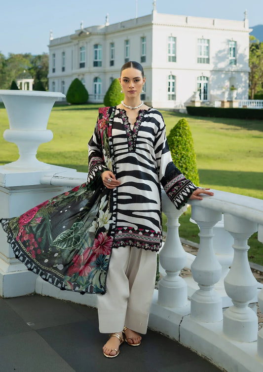 CHARLOTTE Digital Printed Lawn and Digital Printed Voile Dupatta from ELAF PRINTS COLLECTION 2025.