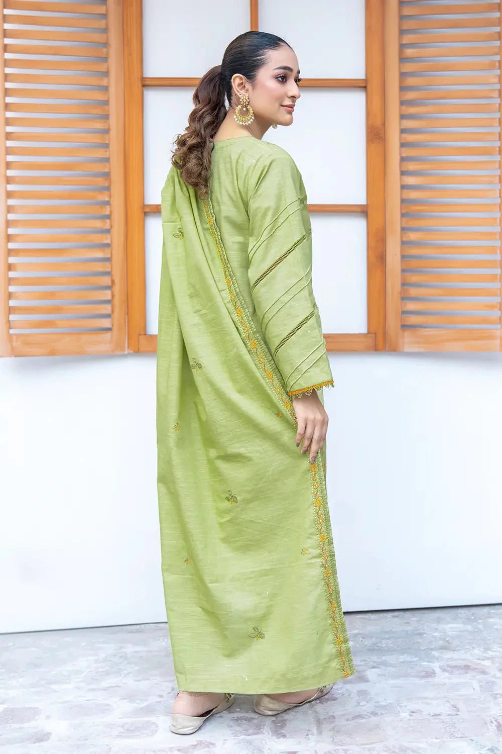 3PC Embroidered Unstitched Khaddar Suit KKE-2953 Embroidered KHAS STORES 