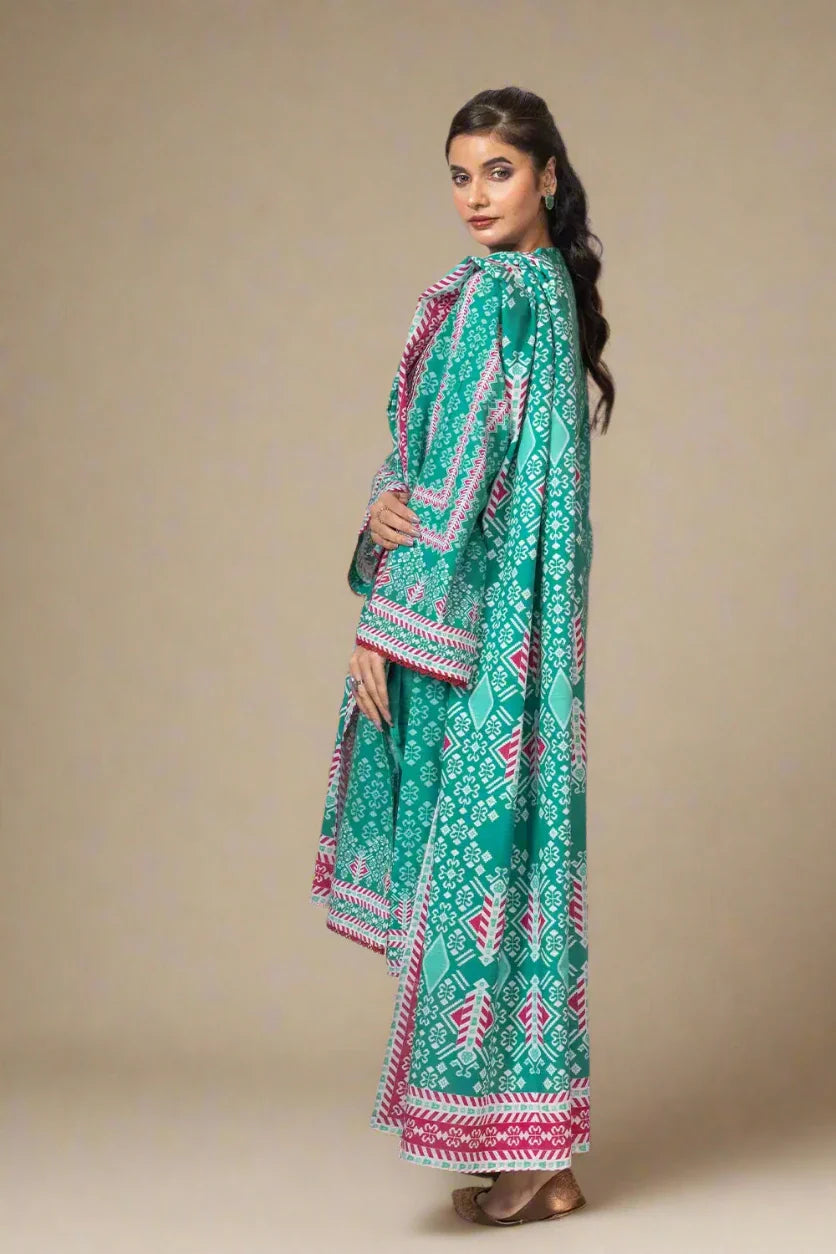 3PC Embroidered Unstitched Khaddar Suit KKHE-2952 Embroidered KHAS STORES 