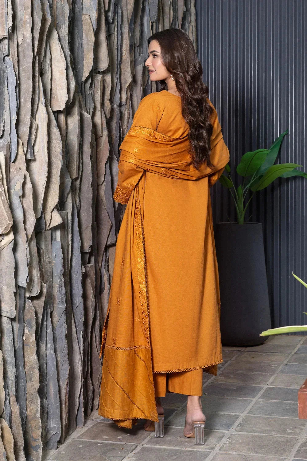 3PC Embroidered Unstitched Khaddar Suit KKHE-3631 Embroidered KHAS STORES 