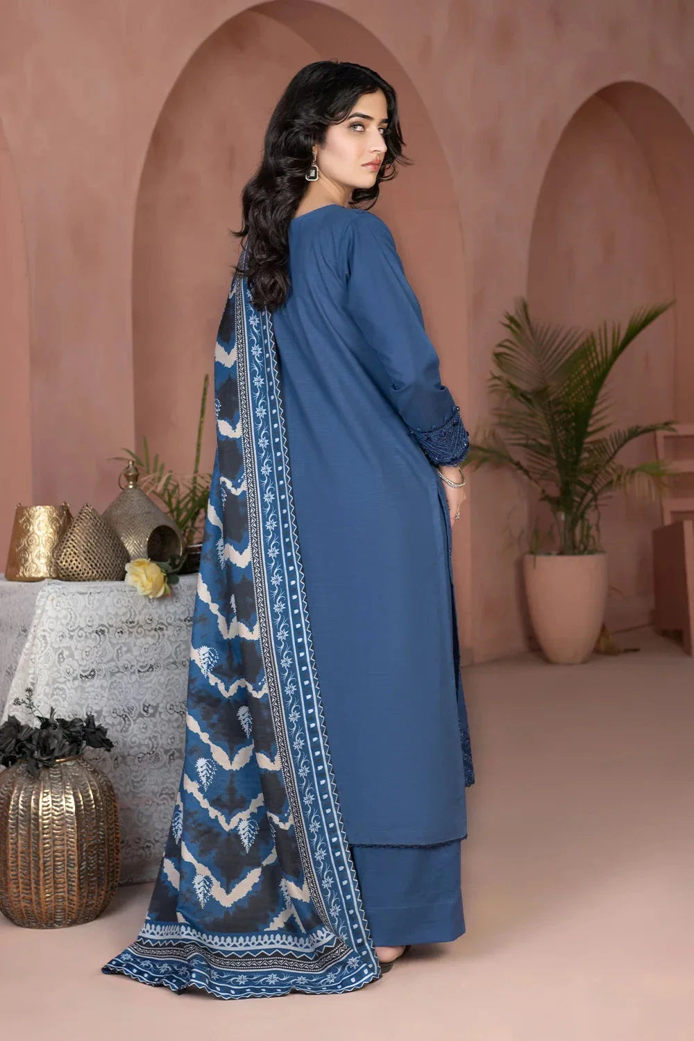 3PC Embroidered Unstitched Khaddar Suit KKHE-3637 Embroidered KHAS STORES 