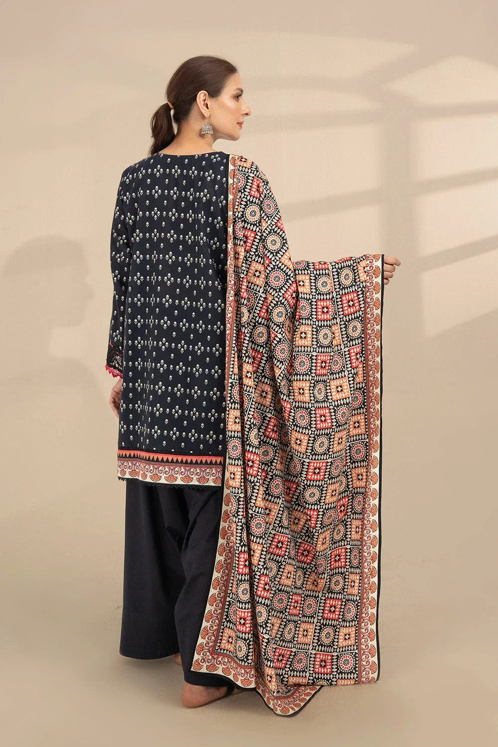 3PC Embroidered Unstitched Lawn Suit KL-3336 Embroidered KHAS STORES 