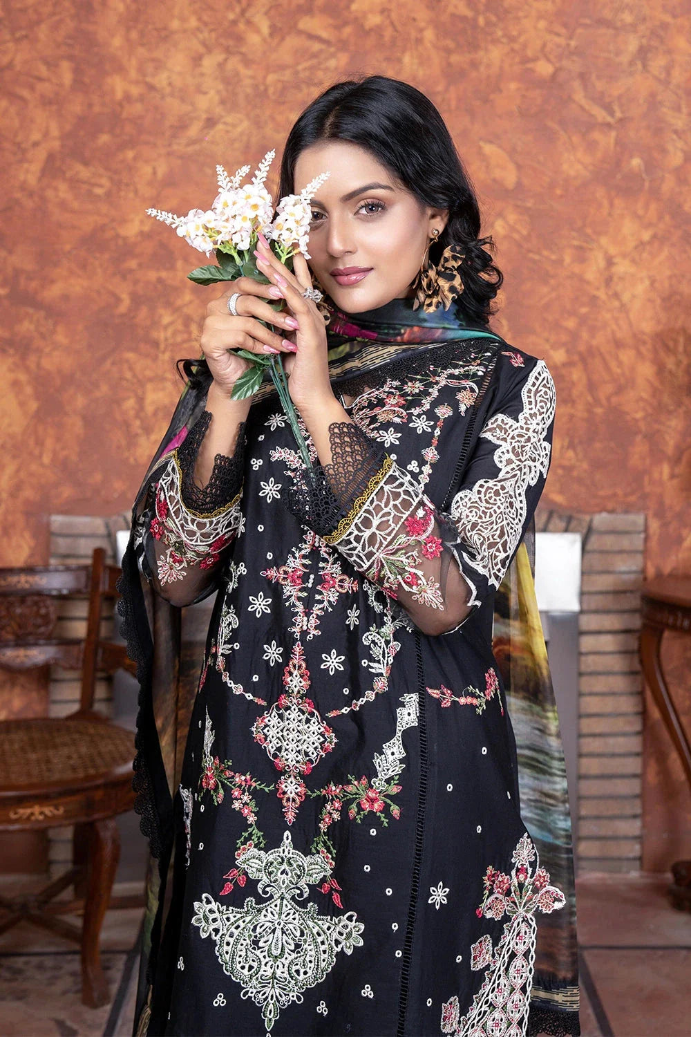 3PC Embroidered Unstitched Lawn Suit KSC-3367 Embroidered KHAS STORES 