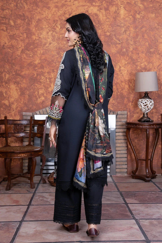 3PC Embroidered Unstitched Lawn Suit KSC-3367 Embroidered KHAS STORES 