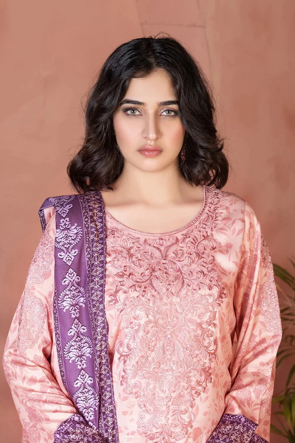 3PC Embroidered Unstitched Linen Suit KKTE-3700 Embroidered KHAS STORES 