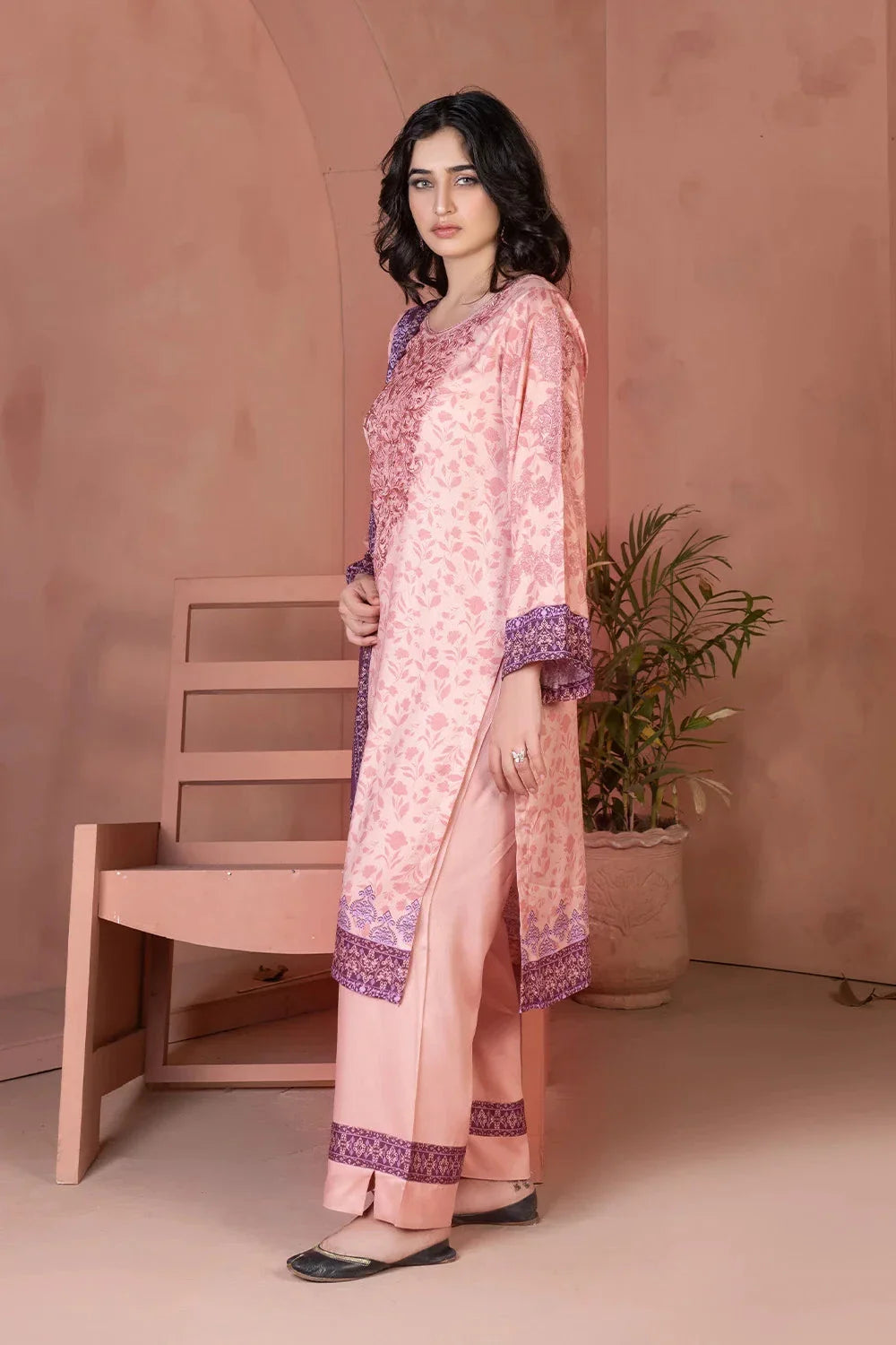 3PC Embroidered Unstitched Linen Suit KKTE-3700 Embroidered KHAS STORES 