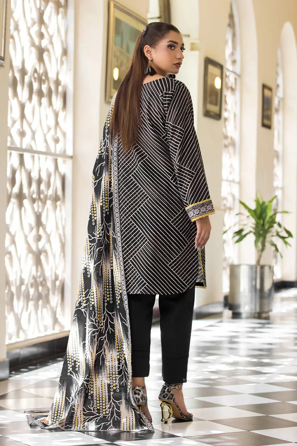 3PC Printed Unstitched Khaddar Suit KKH-2871 Printed KHAS STORES 