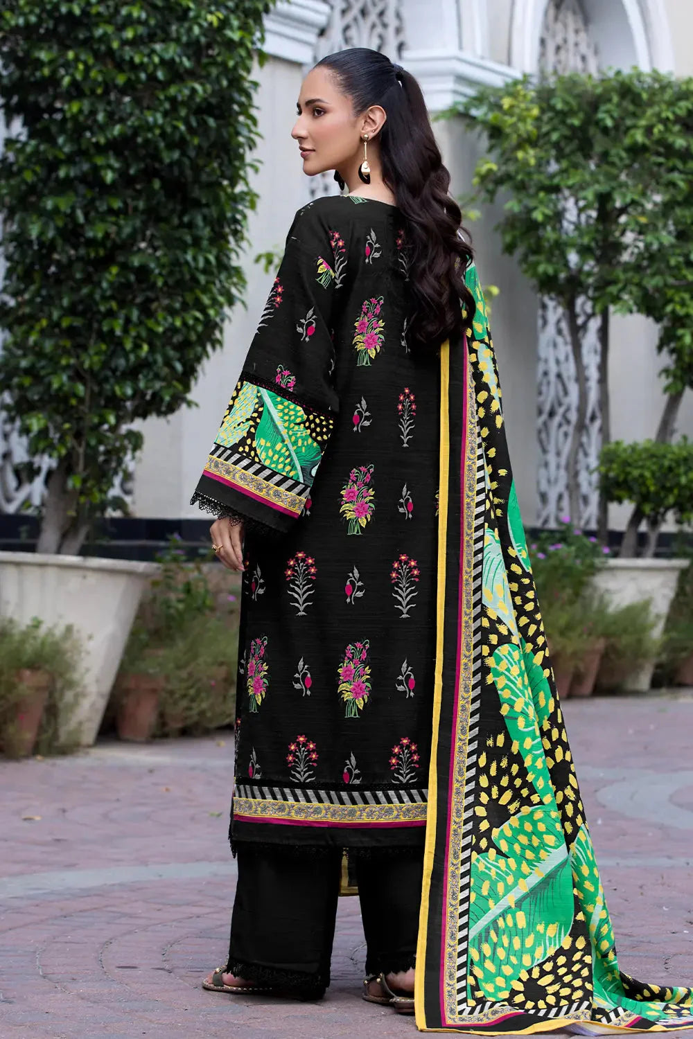3PC Printed Unstitched Khaddar Suit KKH-2879 Printed KHAS STORES 