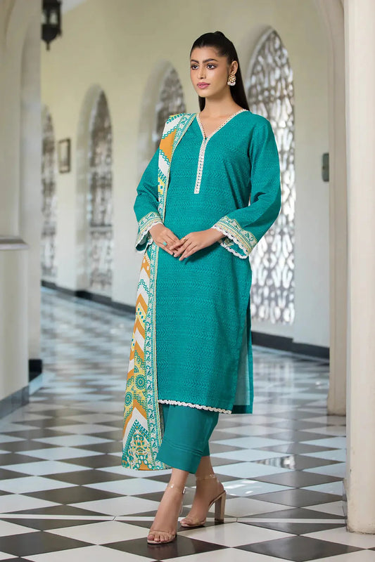 3PC Printed Unstitched Khaddar Suit KKH-2884 Printed KHAS STORES 