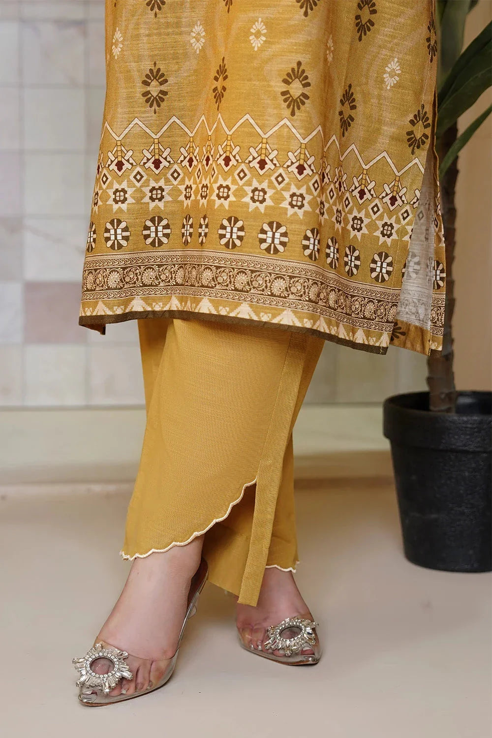 3PC Printed Unstitched Khaddar Suit KKH-3549 Printed KHAS STORES 