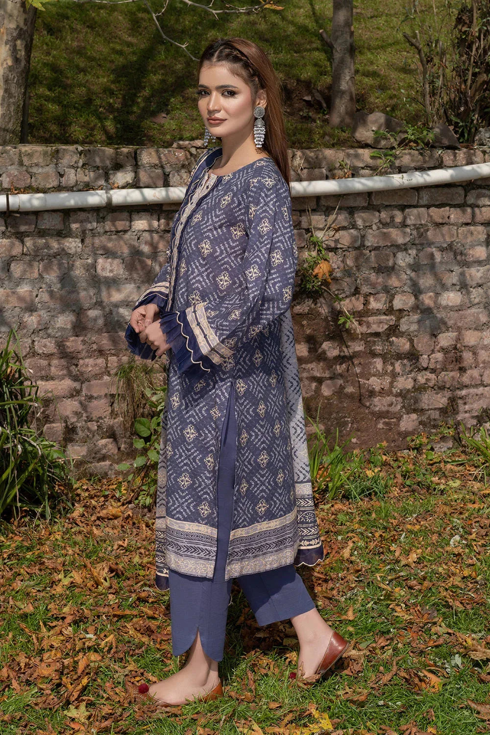 3PC Printed Unstitched Khaddar Suit KKH-3558 Printed KHAS STORES 