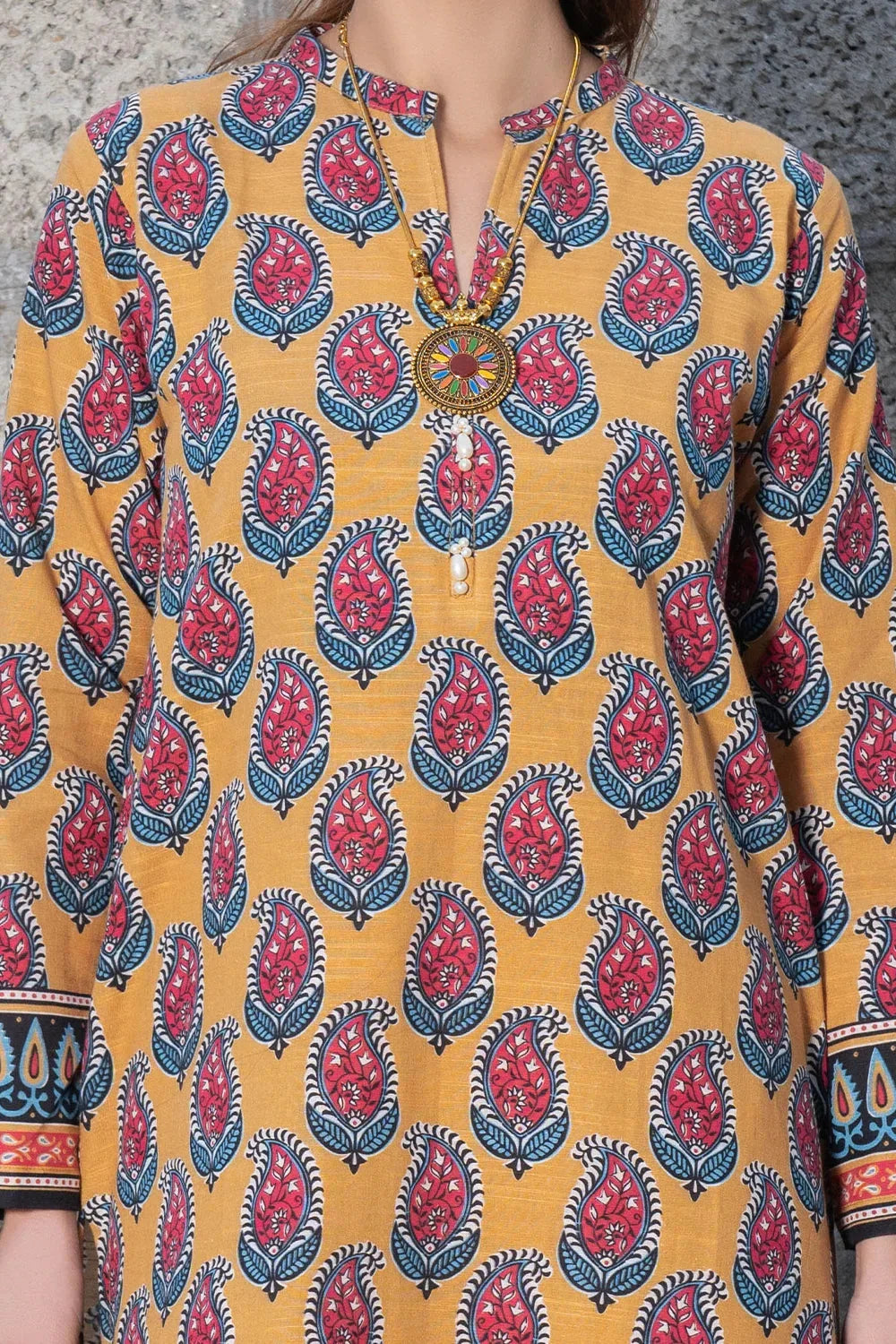 3PC Printed Unstitched Khaddar Suit KKH-3560 Printed KHAS STORES 