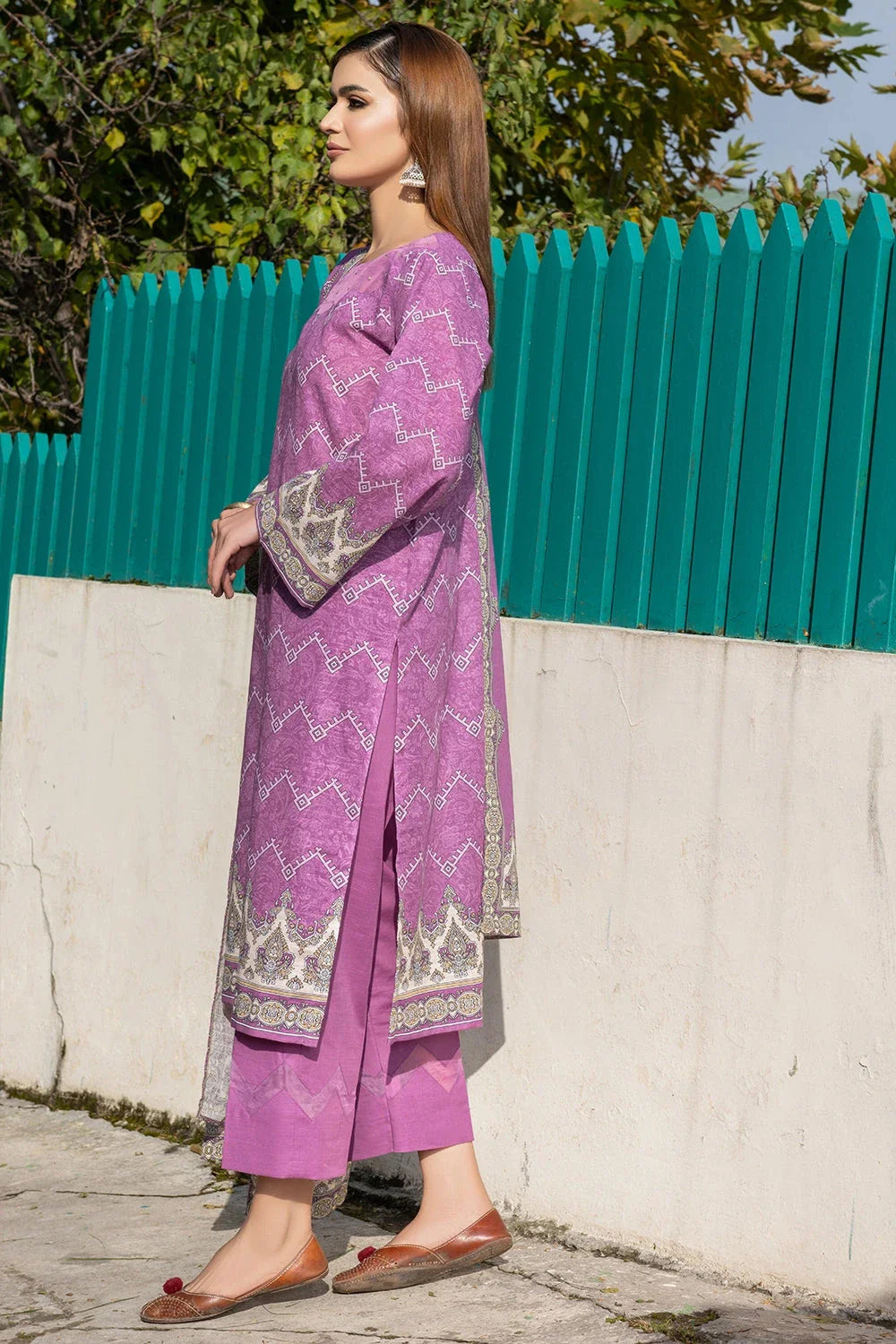 3PC Printed Unstitched Khaddar Suit KKH-3675 Printed KHAS STORES 
