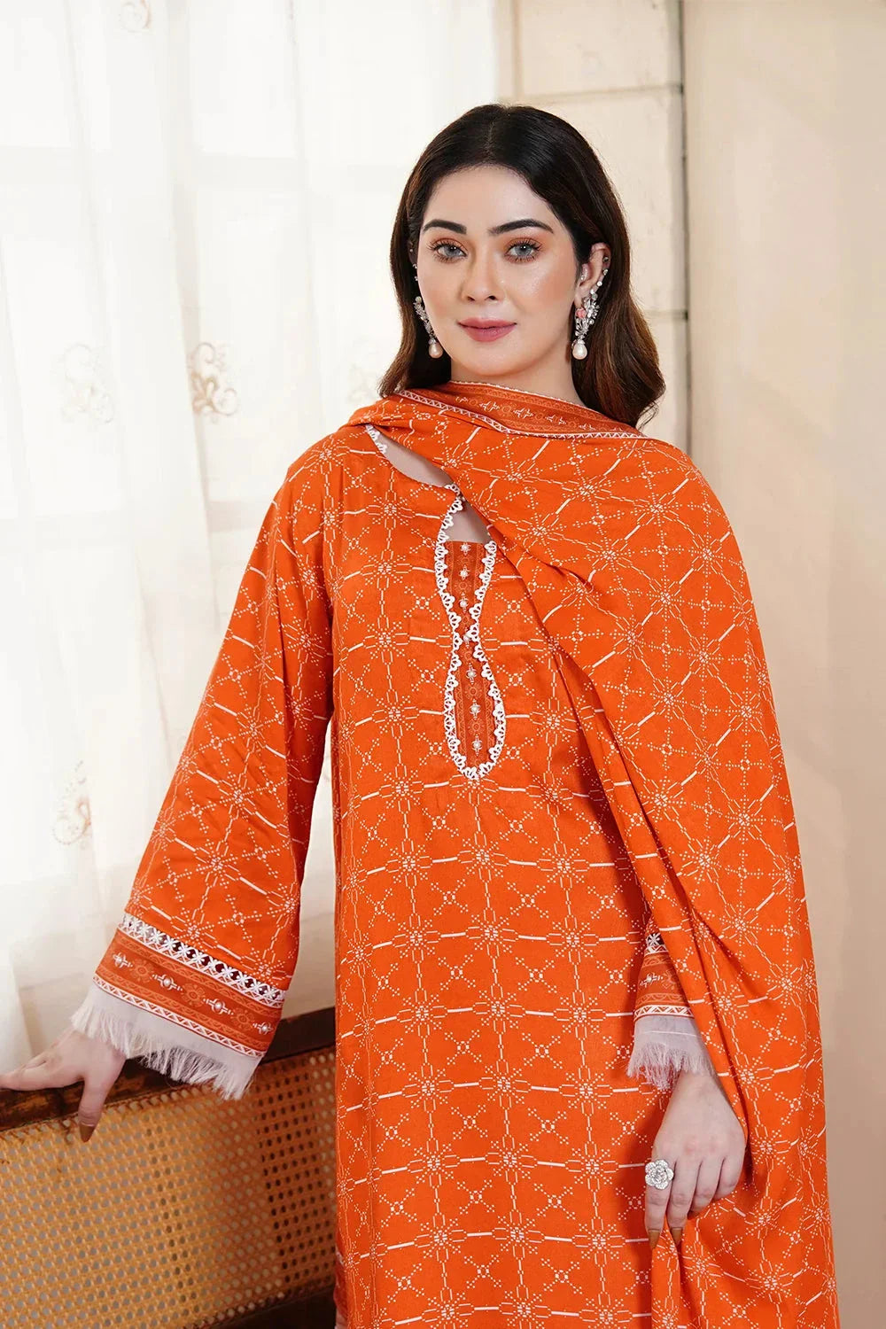 3PC Printed Unstitched Kotail Linen Suit KKT-3611 Printed KHAS STORES 