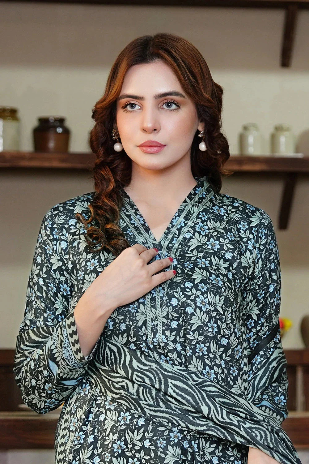 3PC Printed Unstitched Kotail Linen Suit KKT-3687 Printed KHAS STORES 