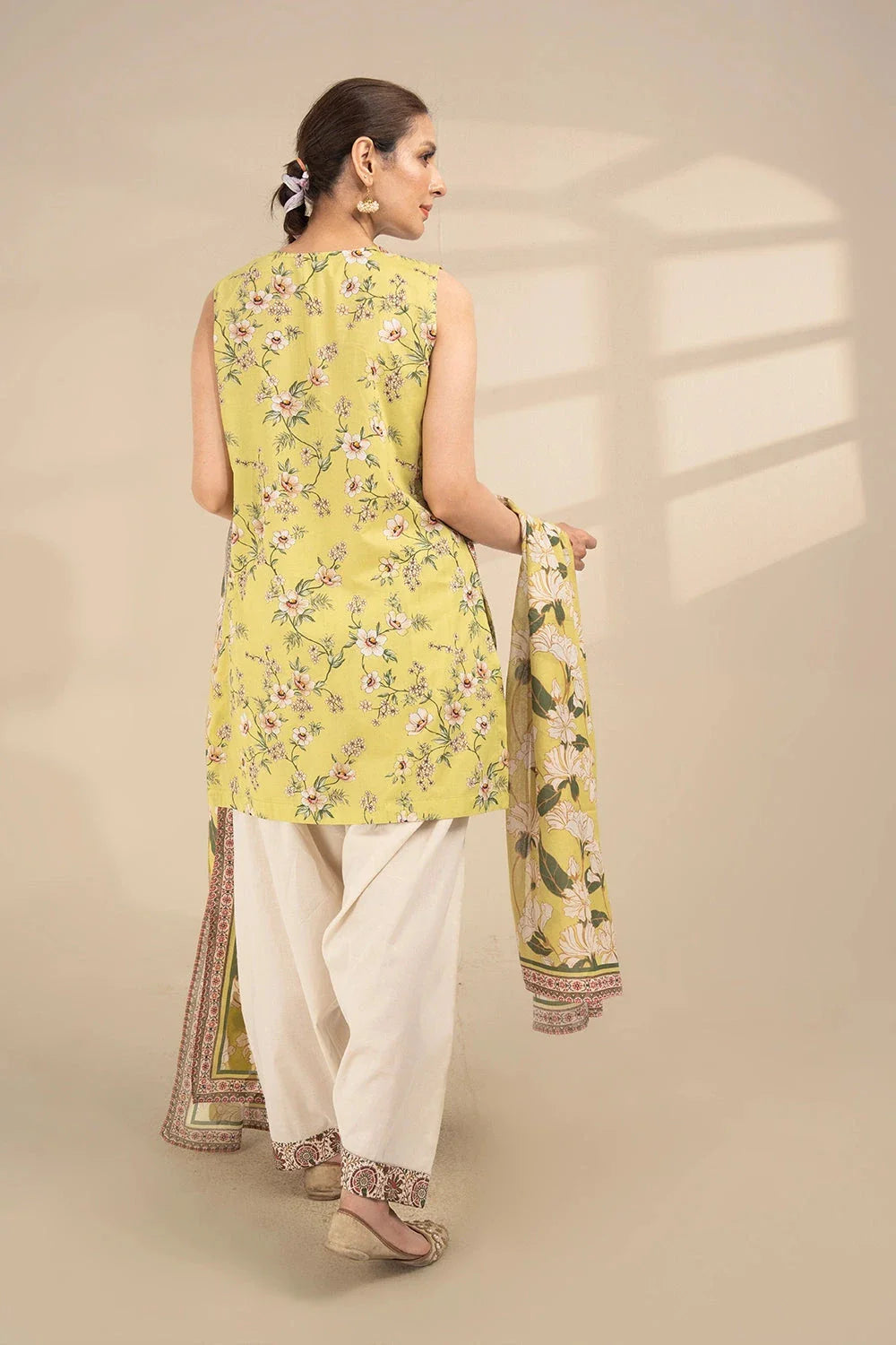 3PC Printed Unstitched Lawn Suit KLA-3271 Printed KHAS STORES 