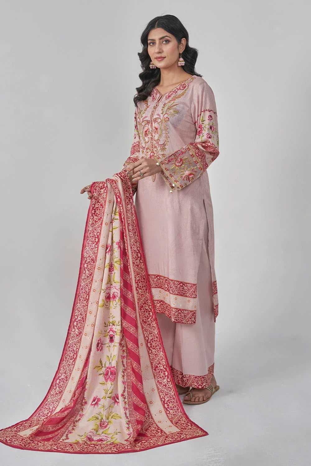 3PC Stitched Embroidered Lawn Suit KL-RTW-3080 KHAS STORES 