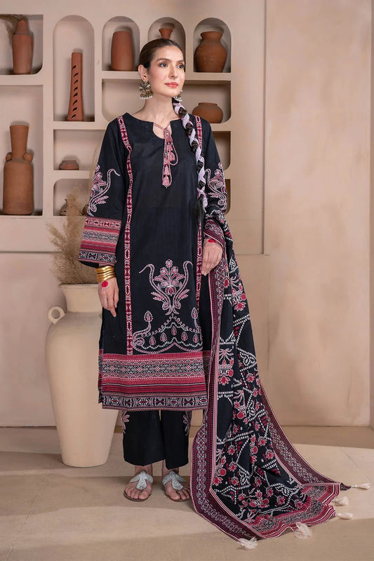 3PC Stitched Embroidered Lawn Suit KL-RTW-3344 KHAS STORES 