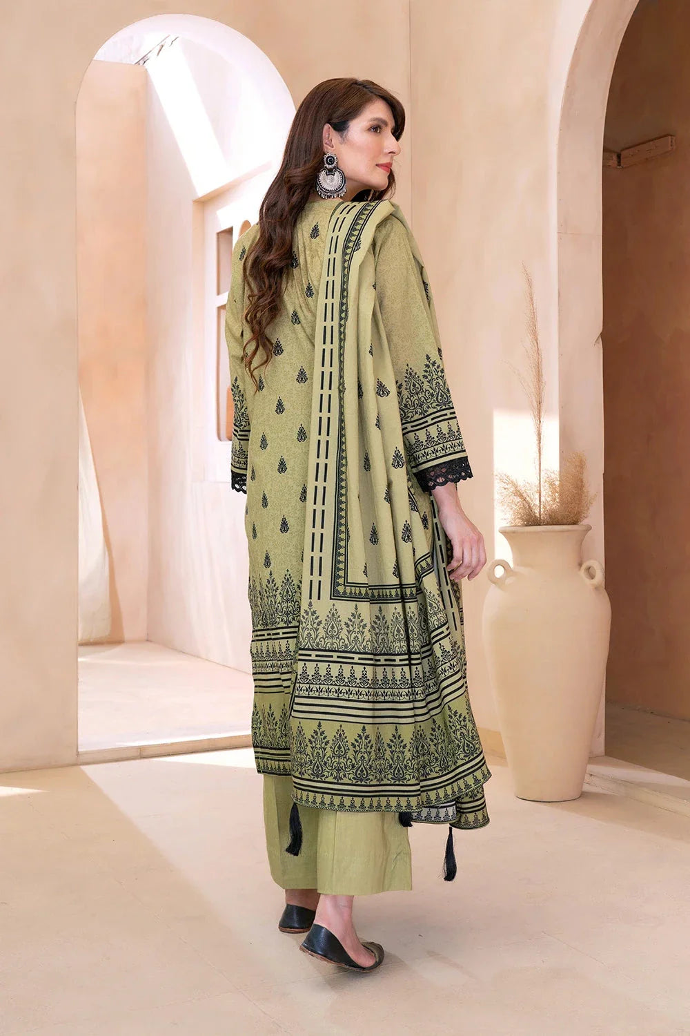 3PC Stitched Embroidered Lawn Suit KL-RTW-3347 KHAS STORES 
