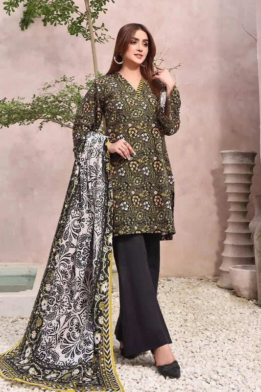 3PC Unstitched Khaddar Suit KKH-2366 KHAS STORES 