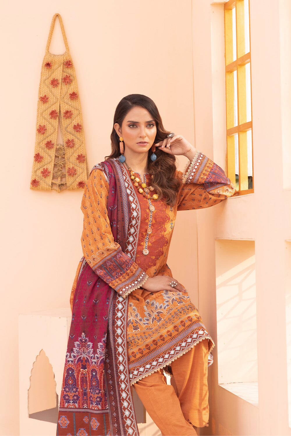 3PC Unstitched Khaddar Suit KKHE-2260 KHAS STORES 