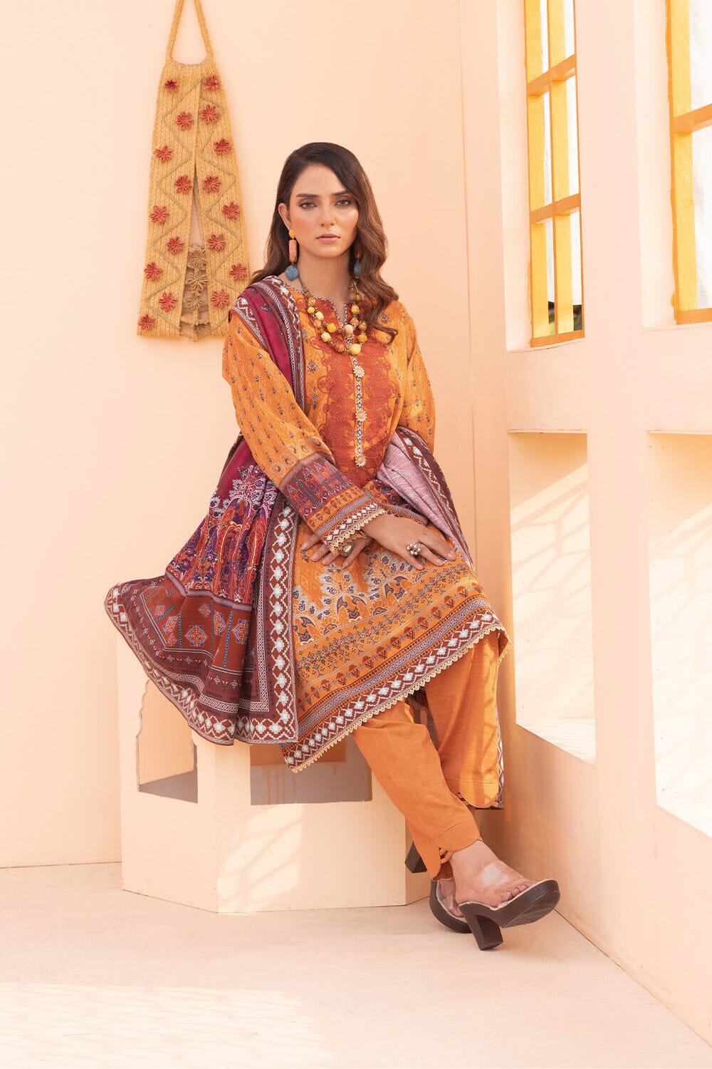 3PC Unstitched Khaddar Suit KKHE-2260 KHAS STORES 