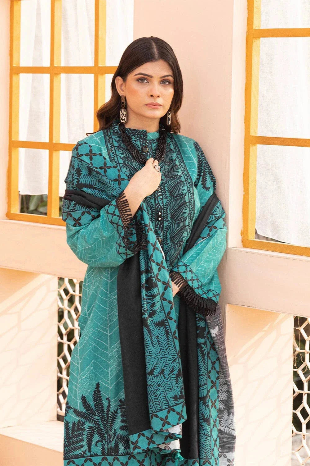 3PC Unstitched Khaddar Suit KKHE-2262 KHAS STORES 