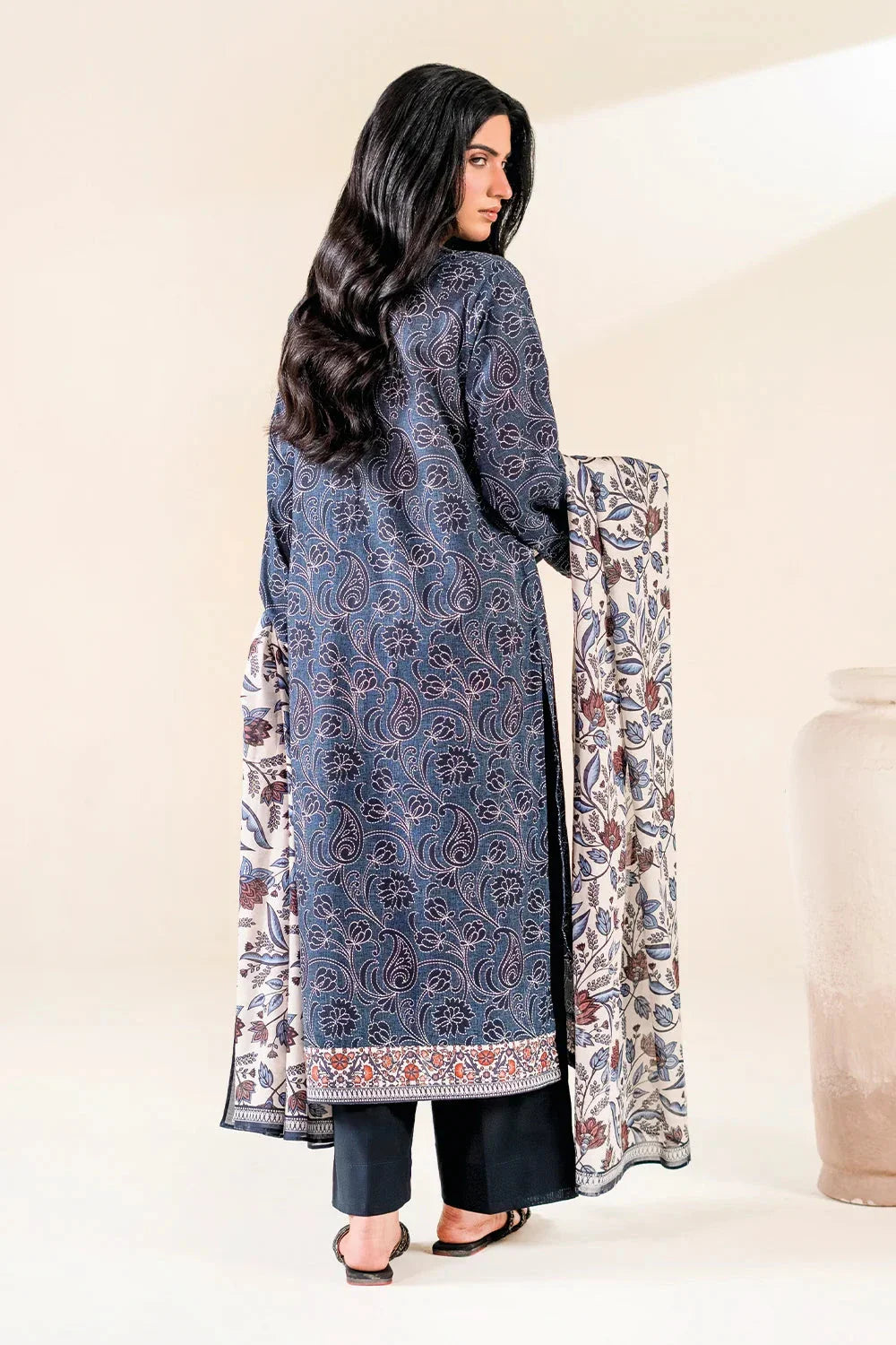 3PC Unstitched Printed Lawn Suit | KLA-3724 Printed KHAS STORES 
