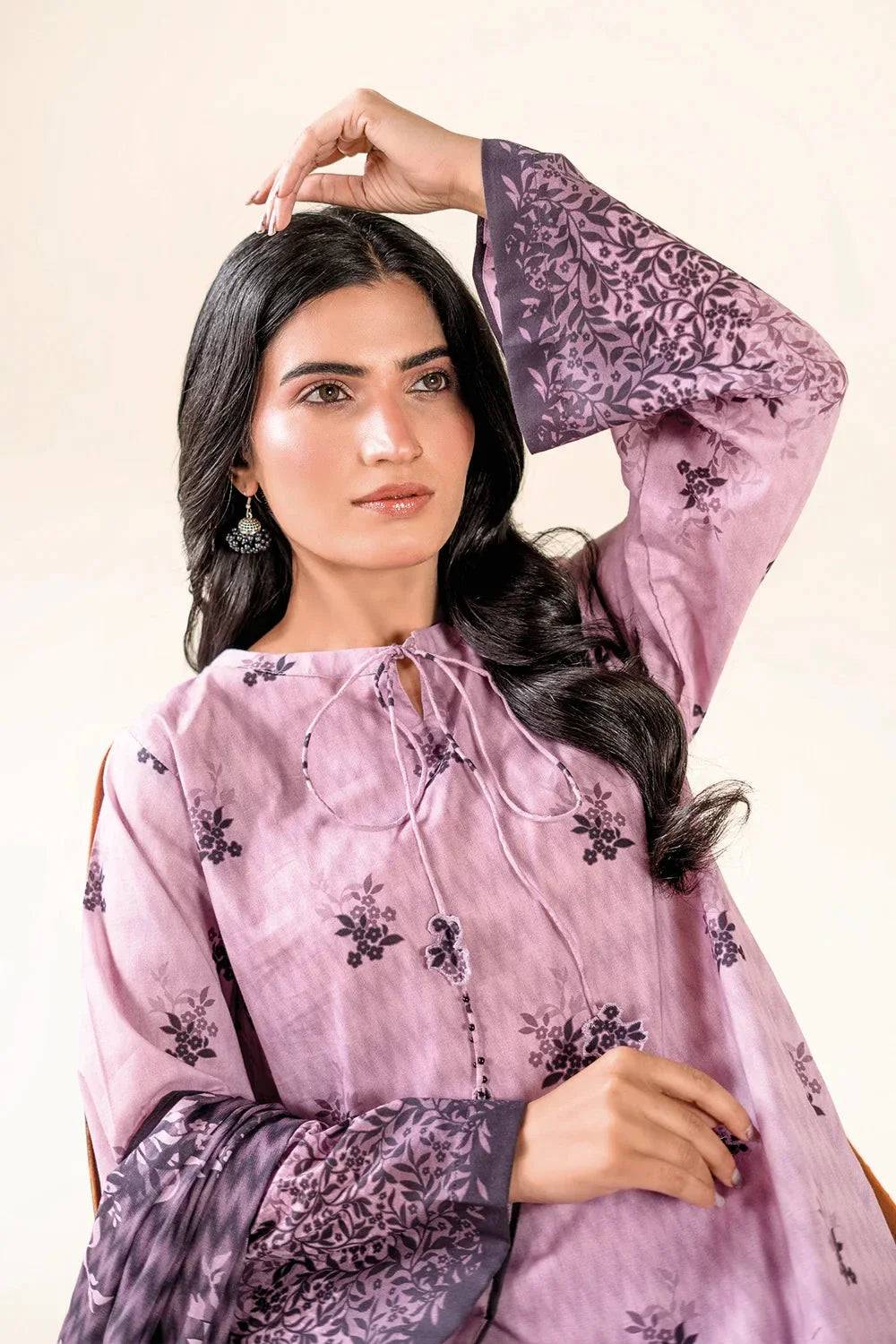 3PC Unstitched Printed Lawn Suit | KLA-3726 Printed KHAS STORES 