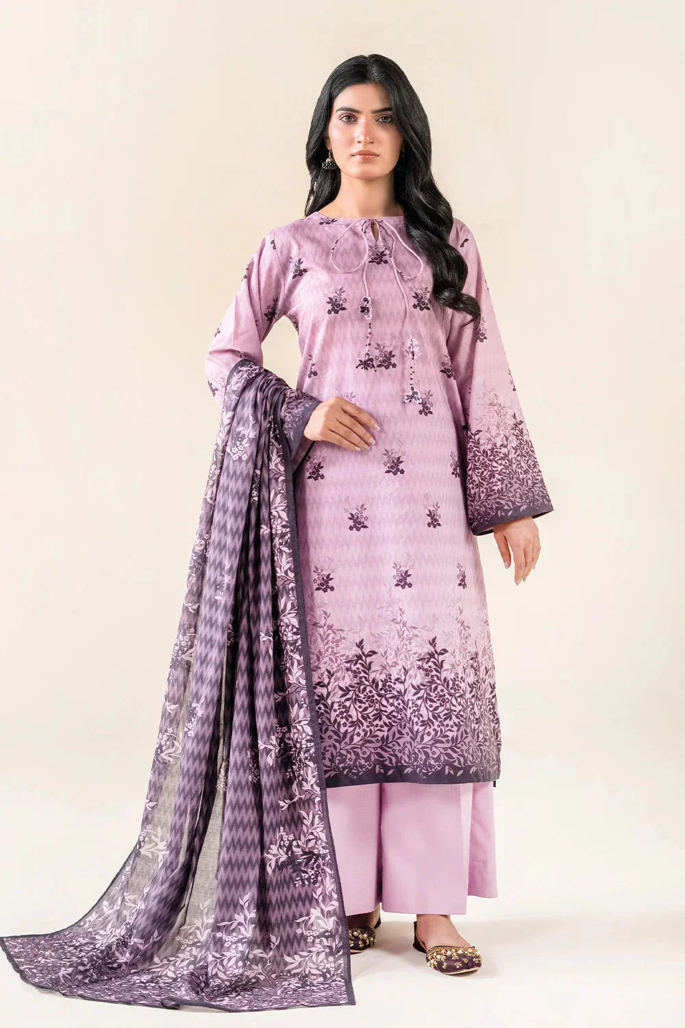 3PC Unstitched Printed Lawn Suit | KLA-3726 Printed KHAS STORES 