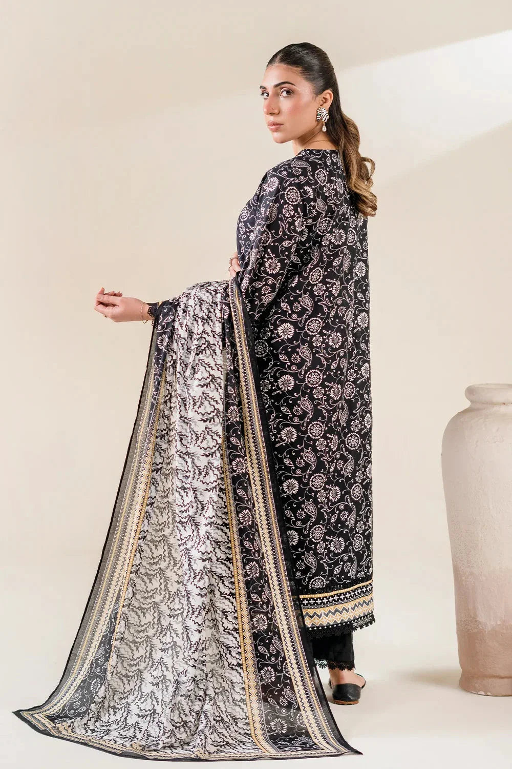 3PC Unstitched Printed Lawn Suit | KLA-3731 Printed KHAS STORES 