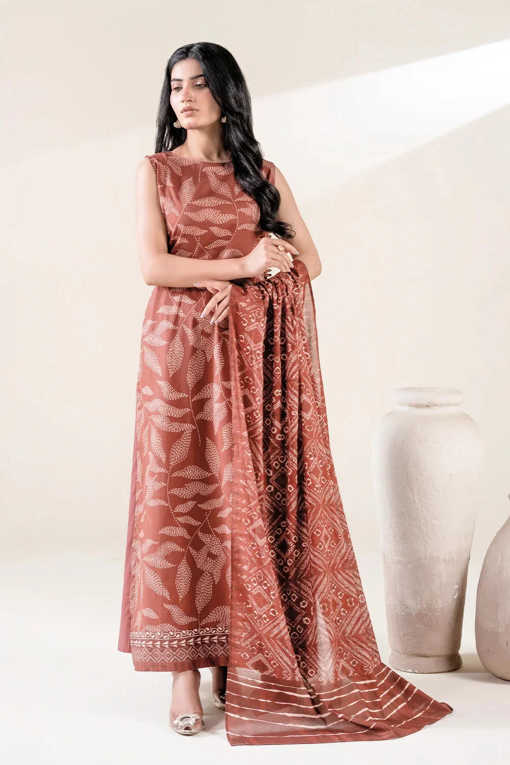 3PC Unstitched Printed Lawn Suit | KLA-3732 Printed KHAS STORES 