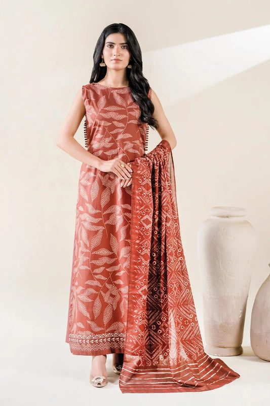 3PC Unstitched Printed Lawn Suit | KLA-3732 Printed KHAS STORES 