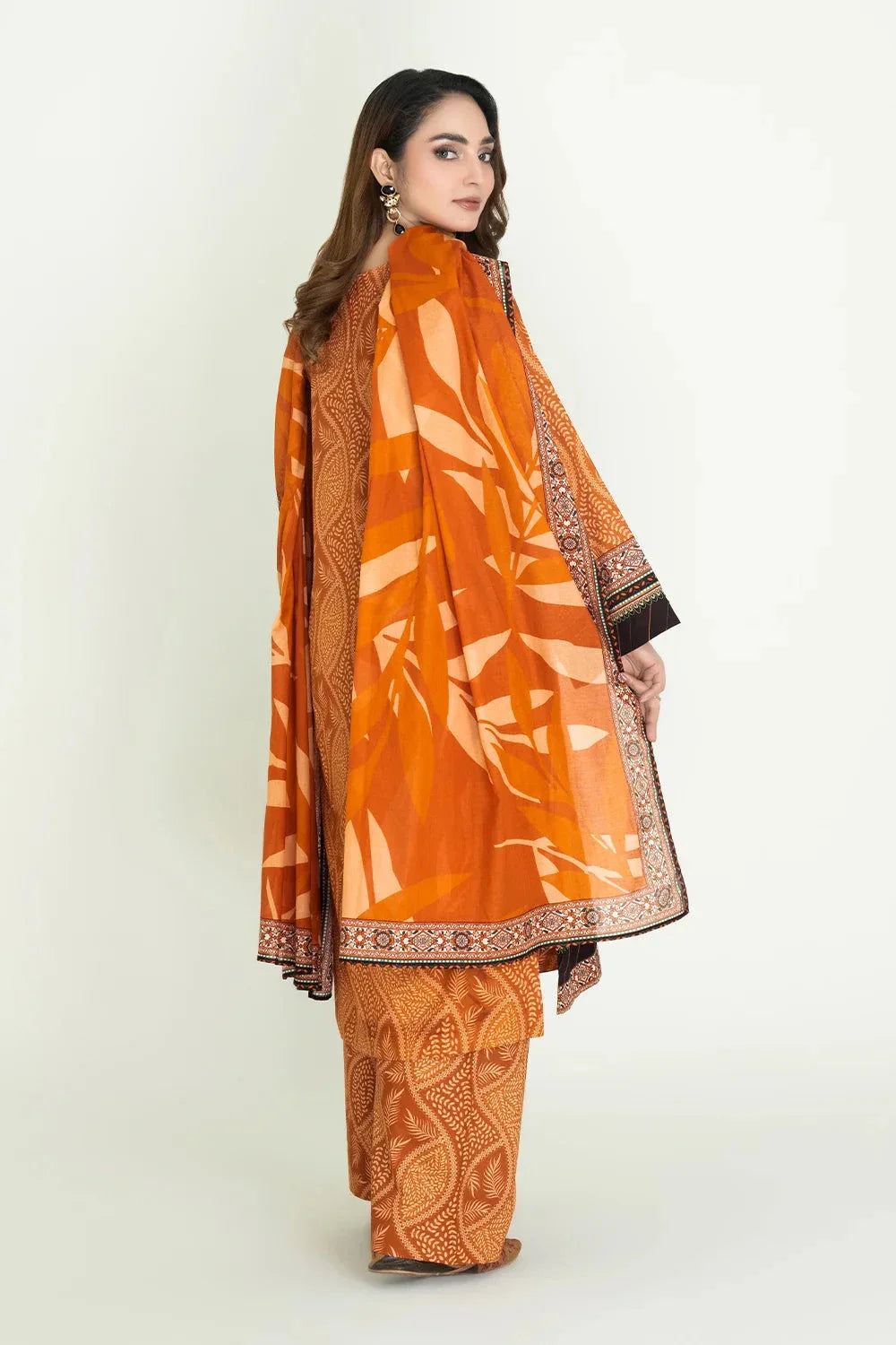3PC Unstitched Printed Lawn Suit | KLA-3736 Printed KHAS STORES 
