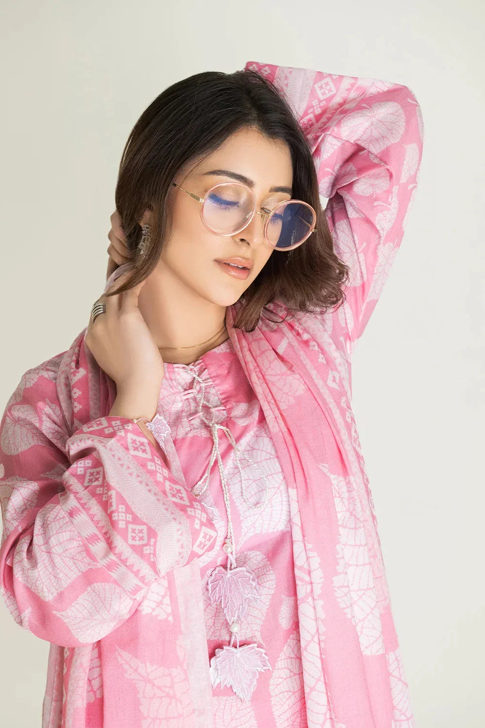 3PC Unstitched Printed Lawn Suit | KLA-3743 Printed KHAS STORES 
