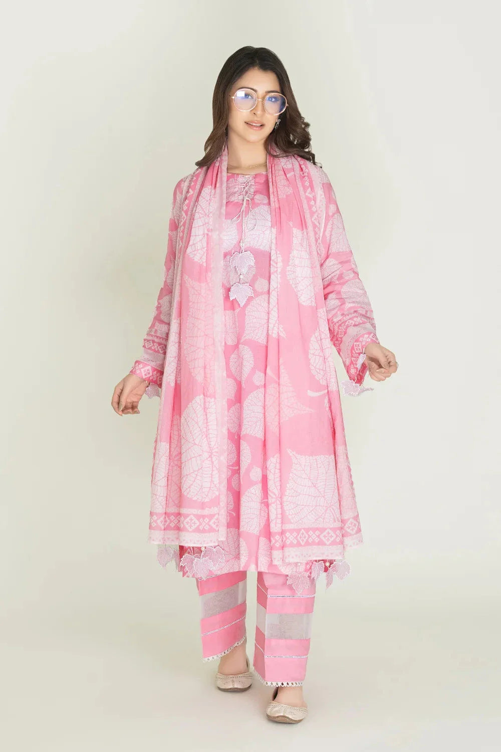3PC Unstitched Printed Lawn Suit | KLA-3743 Printed KHAS STORES 
