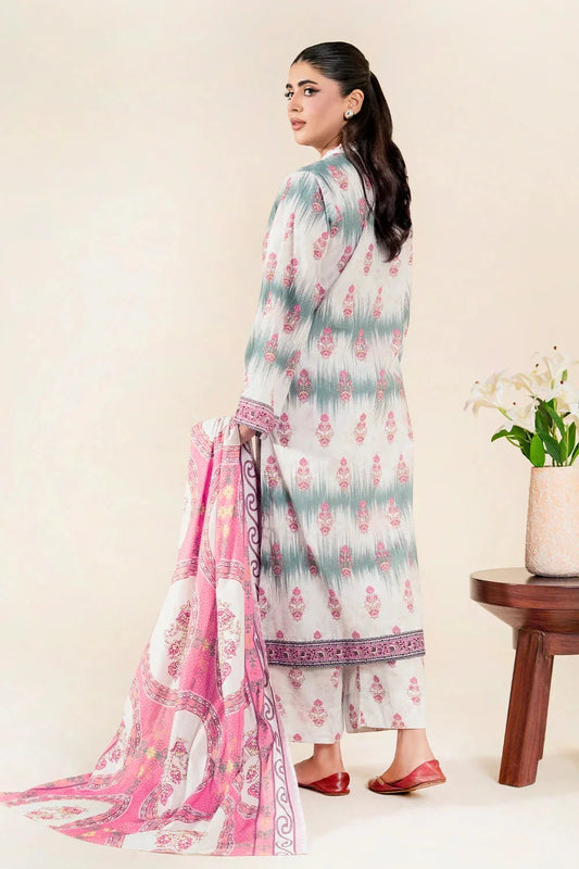 3PC Unstitched Printed Lawn Suit | KLA-3747 Printed KHAS STORES 