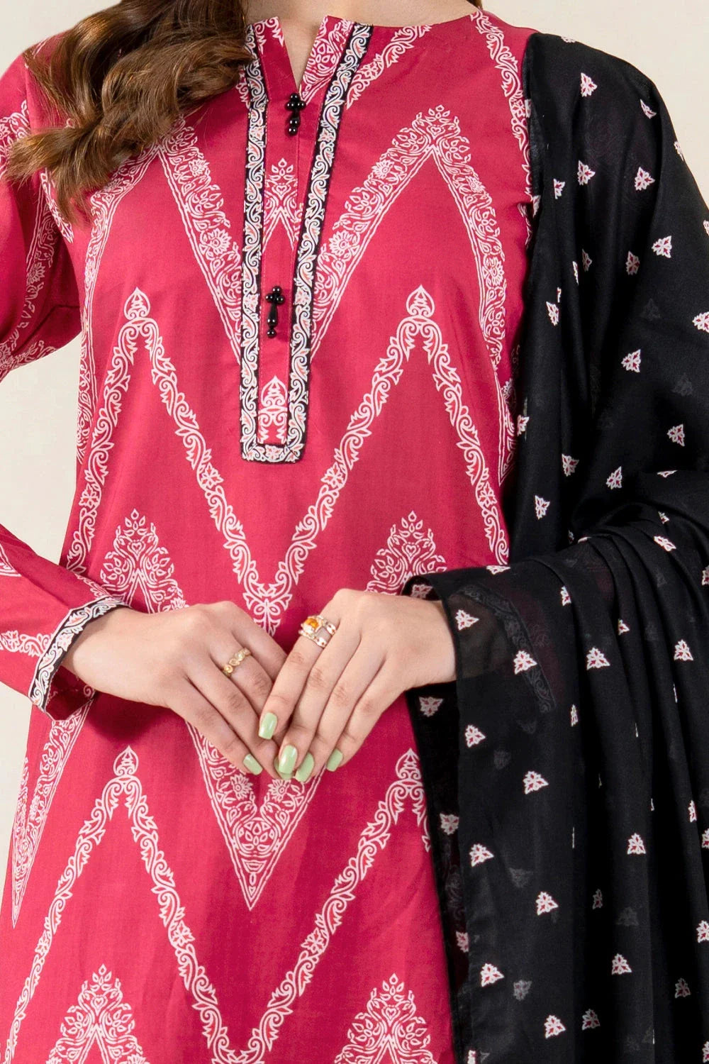 3PC Unstitched Printed Lawn Suit | KLA-3751 Printed KHAS STORES 