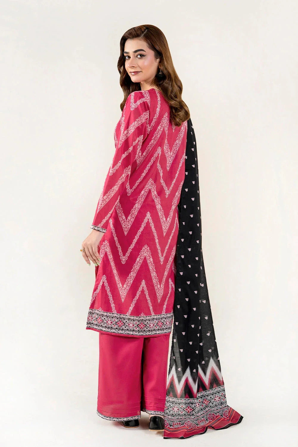 3PC Unstitched Printed Lawn Suit | KLA-3751 Printed KHAS STORES 