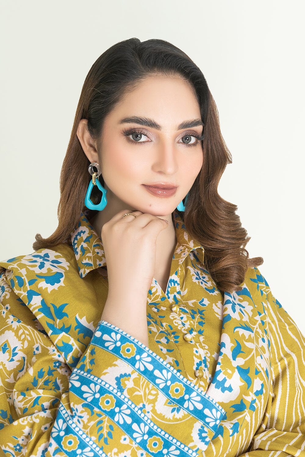 3PC Unstitched Printed Lawn Suit | KLA-3756 Printed KHAS STORES 