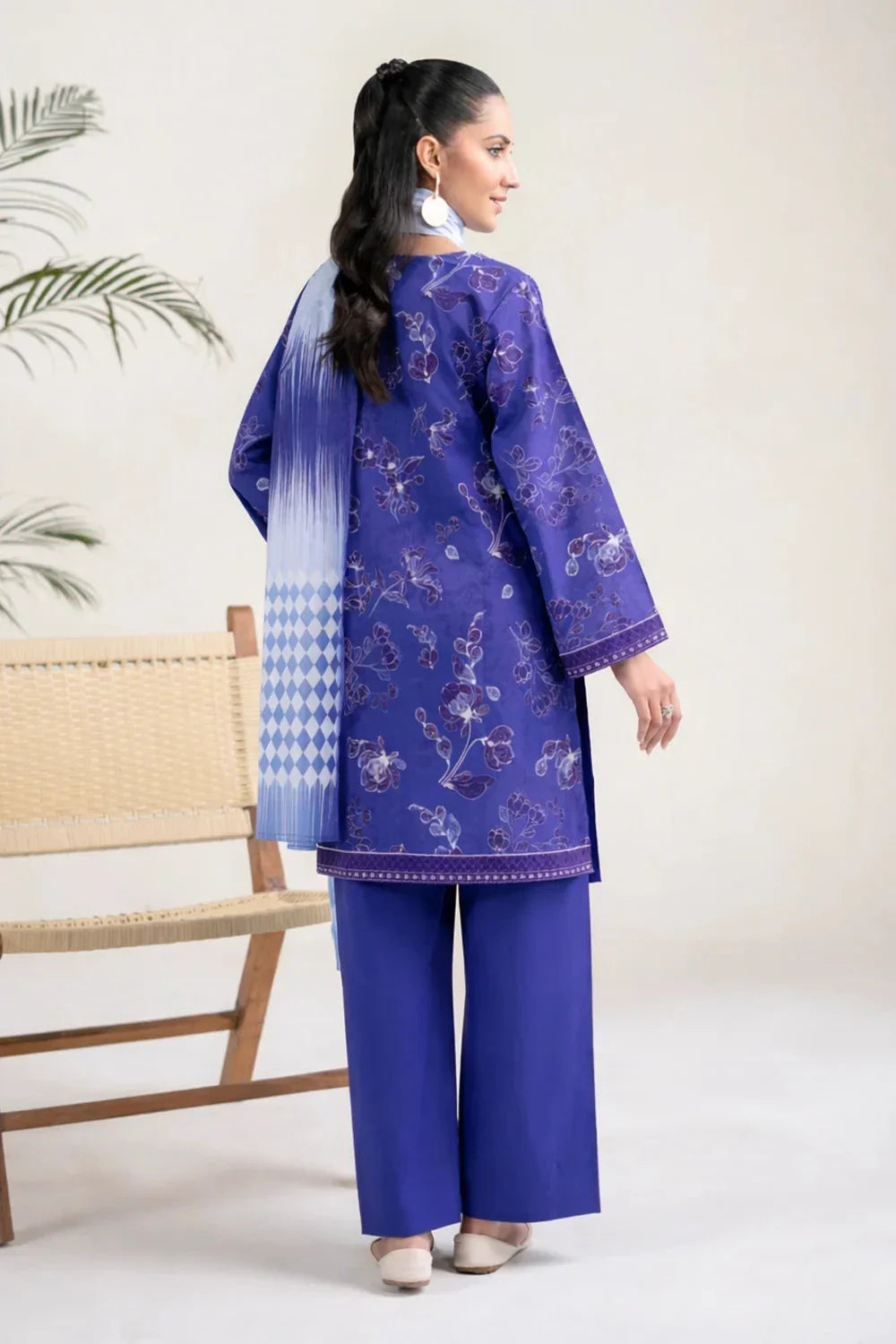 3PC Unstitched Printed Lawn Suit | KLA-3760 Printed KHAS STORES 