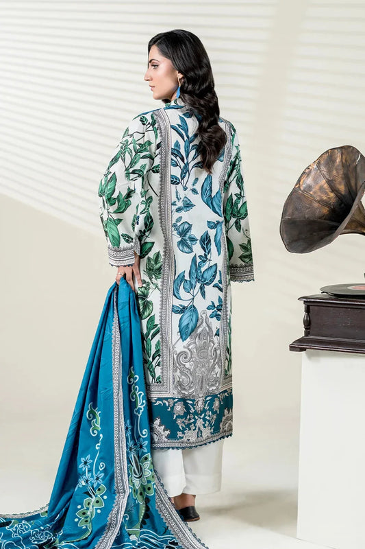 3PC Unstitched Printed Lawn Suit | KLA-3762 Printed KHAS STORES 